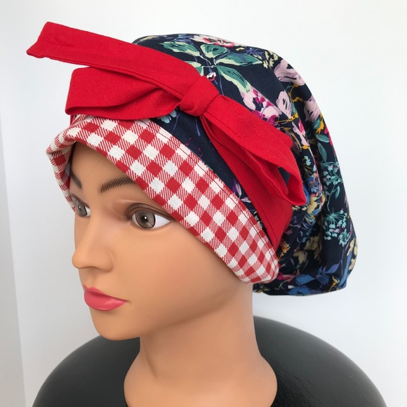 Scrub CAP/HAT *Reversible *Long Ties NWOT - Picture 11 of 16